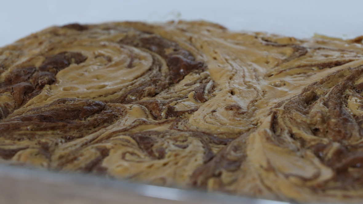 Peanut Butter Swirl Brownies