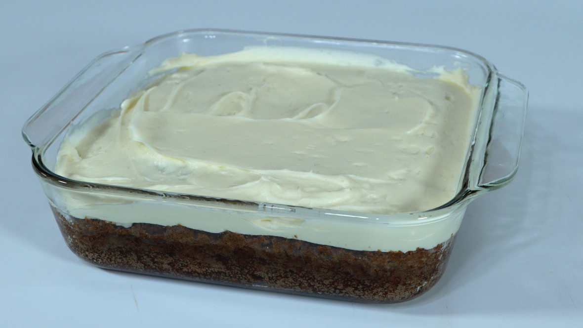 Carrot cake with cream cheese frosting