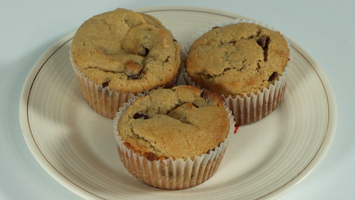 Banana Peanut Butter Chocolate Chip Muffins